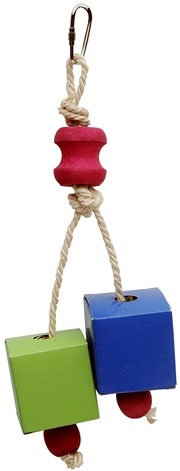 Festive Favors Rope Wood & Paper Box Toy - Click Image to Close